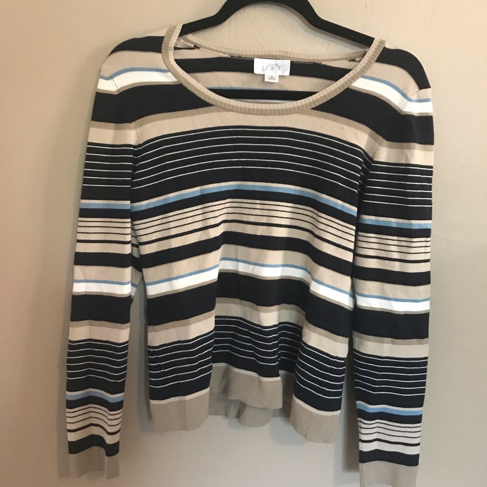 LOFT striped sweater